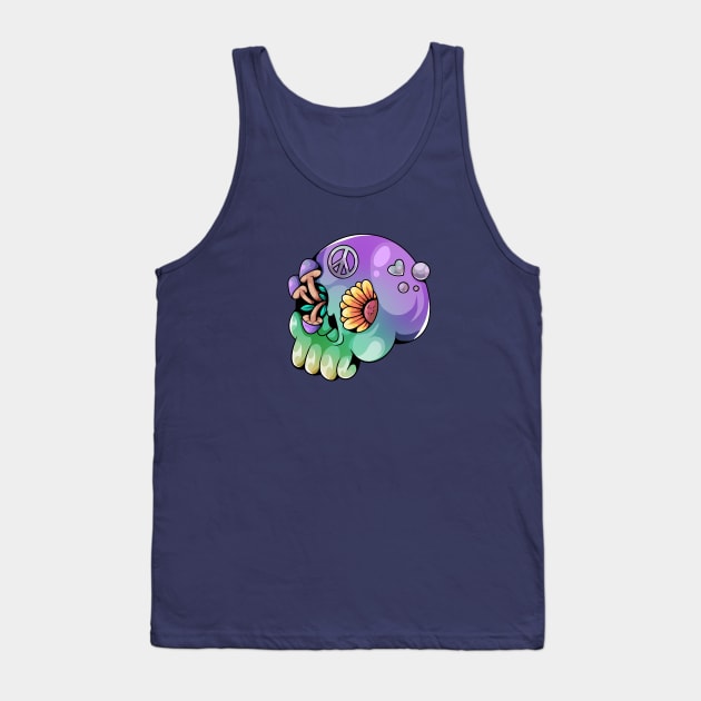 mashroom skull Tank Top by Harsimran_sain